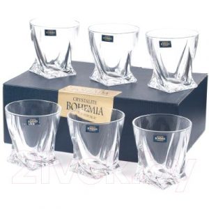 Набор стаканов Bohemia Crystalite Quadro 20936/99A44/340