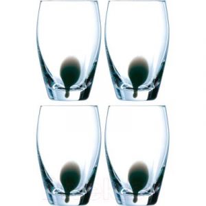 Набор стаканов Luminarc Drip black E5233