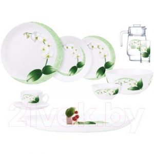 Набор столовой посуды Luminarc White Orchid P7270