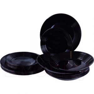 Набор тарелок Luminarc Harena Black N5162