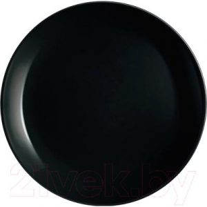 Тарелка столовая мелкая Luminarc Diwali black P0867