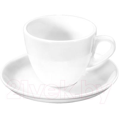 Чашка с блюдцем Wilmax WL-993176/АВ