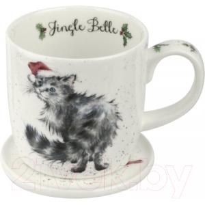 Кружка Portmeirion Designs Christmas Jingle Belle Кот / WNOY3943-XG