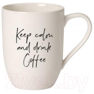 Кружка Villeroy & Boch Keep Calm and Drink Coffee / 10-1621-9652