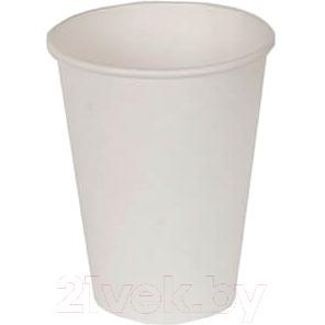Набор бумажных стаканов Krafteco Белый