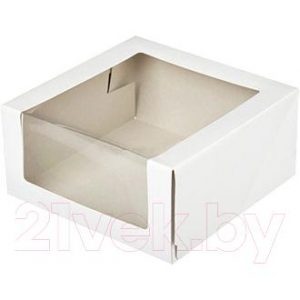 Набор коробок упаковочных для еды Krafteco Мусс 235x235x115мм
