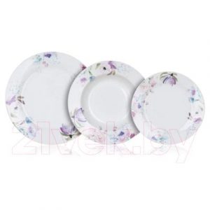 Набор тарелок Белбогемия Pink Flowers 60311123 / 87171