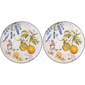Набор тарелок Lefard Прованс лимоны / 104-575