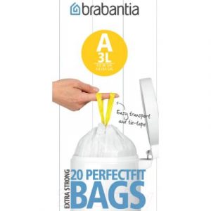 Пакеты для мусора Brabantia PerfectFit A 3л / 311727