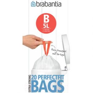 Пакеты для мусора Brabantia PerfectFit B 5л / 311741