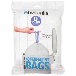 Пакеты для мусора Brabantia PerfectFit D 15-20л / 362187