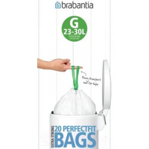 Пакеты для мусора Brabantia PerfectFit G 23-30л / 246265