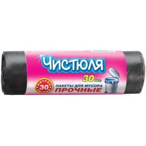 Пакеты для мусора Чистюля 30л