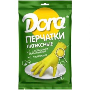 Перчатки хозяйственные Dora Универсальные / 2004-001-XL-240