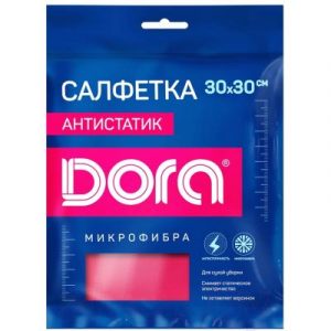 Салфетка хозяйственная Dora Антистатик 30x30см / 2001-004-40