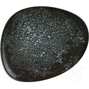 Тарелка столовая мелкая Bonna Cosmos Black Vago / COSBLVAO24DZ