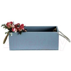 Ящик для хранения Grifeldecor С ручками из веревки / BZ172-2G104