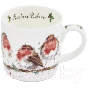 Кружка Portmeirion Wrendale Designs Christmas Rockin Robins / MMPH5629-XS