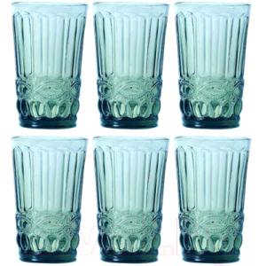 Набор стаканов South Glass Флора 340 мл / S03612INNEWGREEN