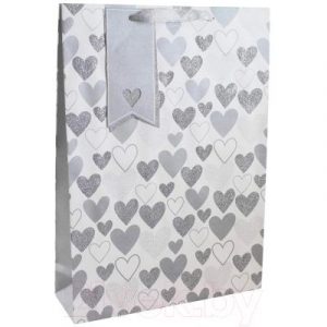 Пакет подарочный Rhodia Silver Heart / 22647-1C