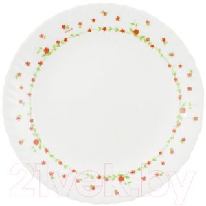 Тарелка столовая мелкая Arcopal Fraisa / P3779