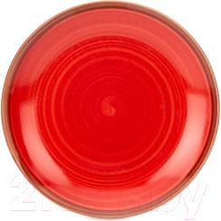 Тарелка закусочная (десертная) Fioretta Wood Red TDP492